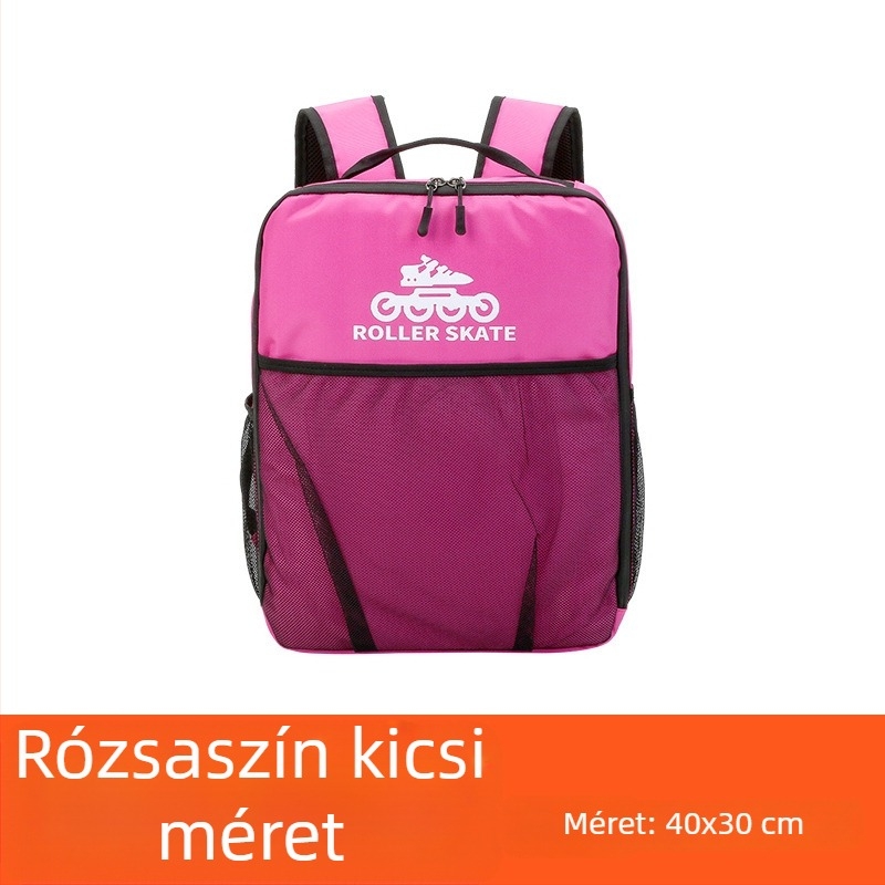 Gyermekeknek készült görkorcsolya tároló táska vállpánttal