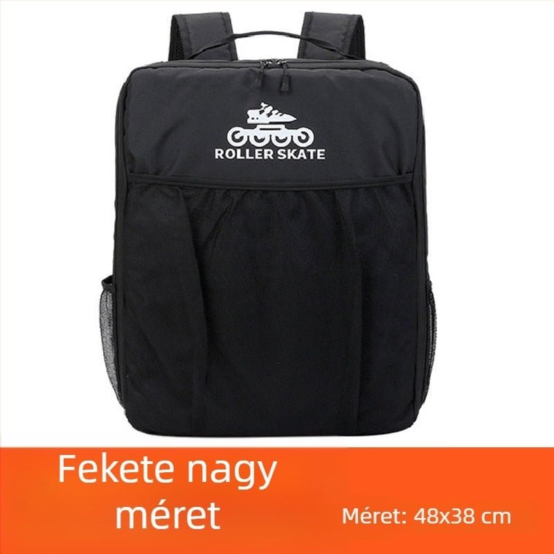 Gyermekeknek készült görkorcsolya tároló táska vállpánttal