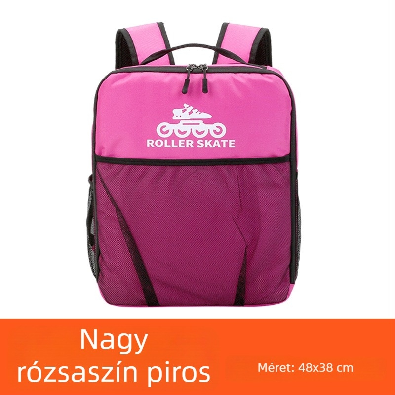 Gyermekeknek készült görkorcsolya tároló táska vállpánttal