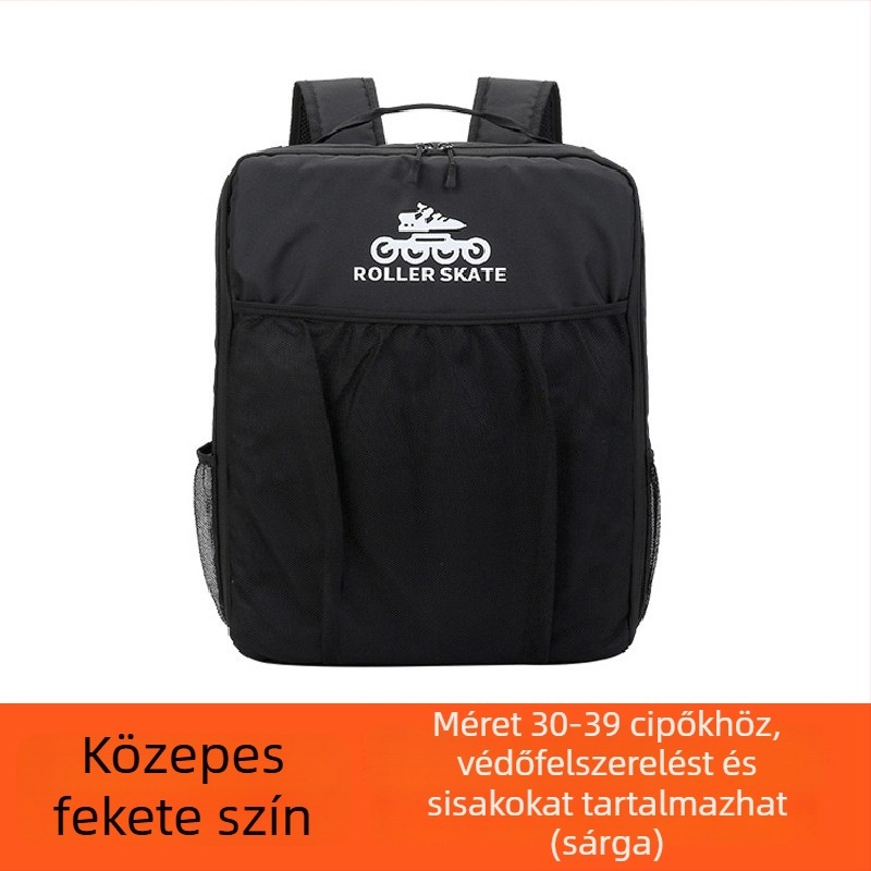 Gyermekeknek készült görkorcsolya tároló táska vállpánttal