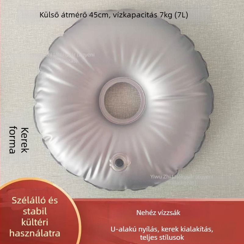 45 cm-es vízmeghajtású nehezék ernyőtalphoz – szélálló, vízzel töltve