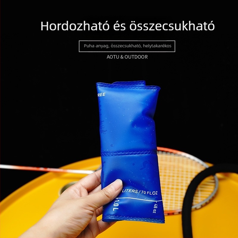 Külső víztartó 2L, Bump, élelmiszer-minőségű TPU, Kempinghez, Túrázáshoz, Hegymászáshoz, Kerékpározáshoz
