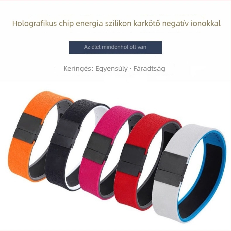 Fejlesztett holografikus chip energiaszilíkon karkötő távoli infrás negatív ionokkal és kínai gyógynövényekkel, terahertz mérővel kompatibilis