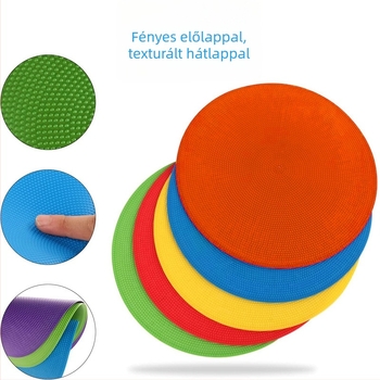 Futball-edzésre szánt korong digitális logóval, vastított, PP anyagú, testreszabható, Tengbo Sports edzéssegéd