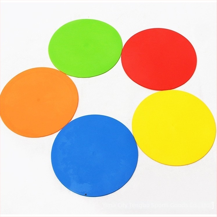 Futball-edzésre szánt korong digitális logóval, vastított, PP anyagú, testreszabható, Tengbo Sports edzéssegéd