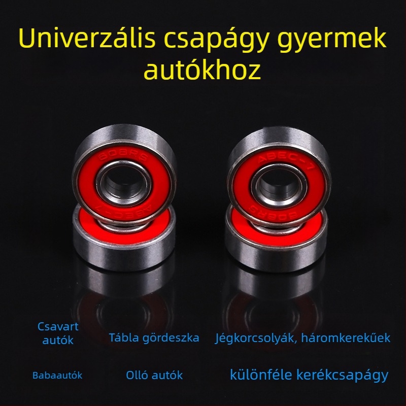 Kerekcsapágyak 608ZZ triciklikhez, rollerekhez és babakocsikhoz