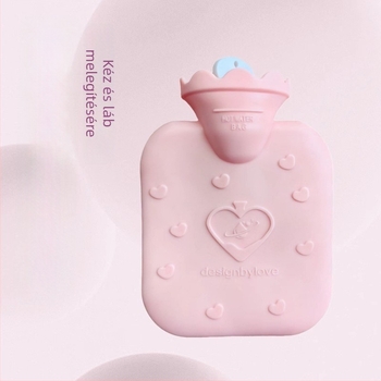 Vízfeltöltős melegítő tasak kézre és hasra – meleg/hideg kettős használat, sűrű PVC, 220 g