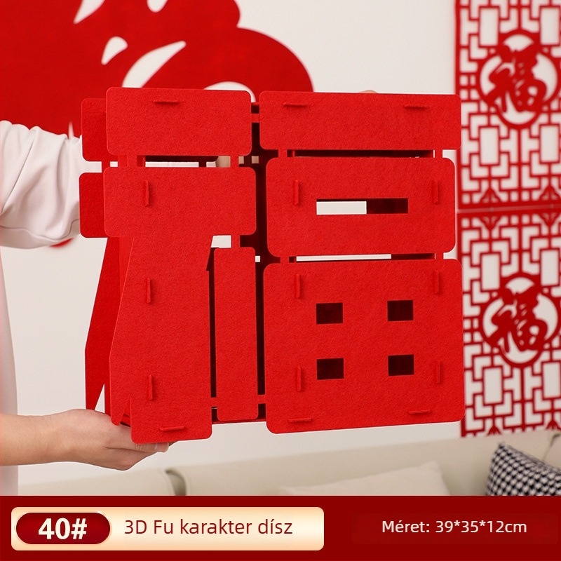 Újévi banner a Ló évének zodiákus motívummal, banneranyag, rekvizit a helyszín dekorációjához, ünnepi dekoráció