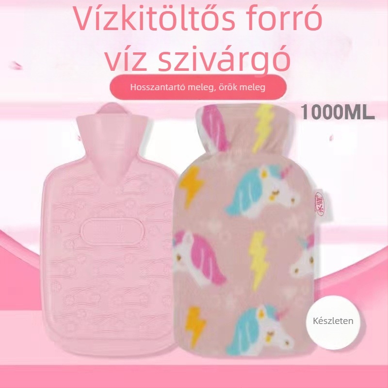 Teljes testhez használható melegvizes palack – gumi, 300 g, vízbefecskendezéses fűtés