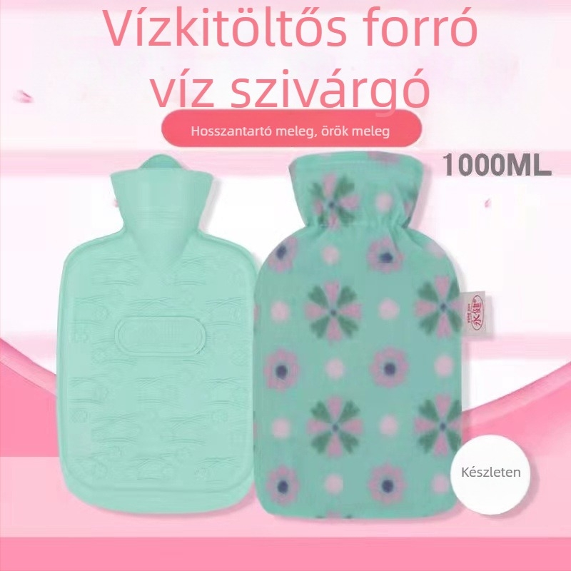 Teljes testhez használható melegvizes palack – gumi, 300 g, vízbefecskendezéses fűtés
