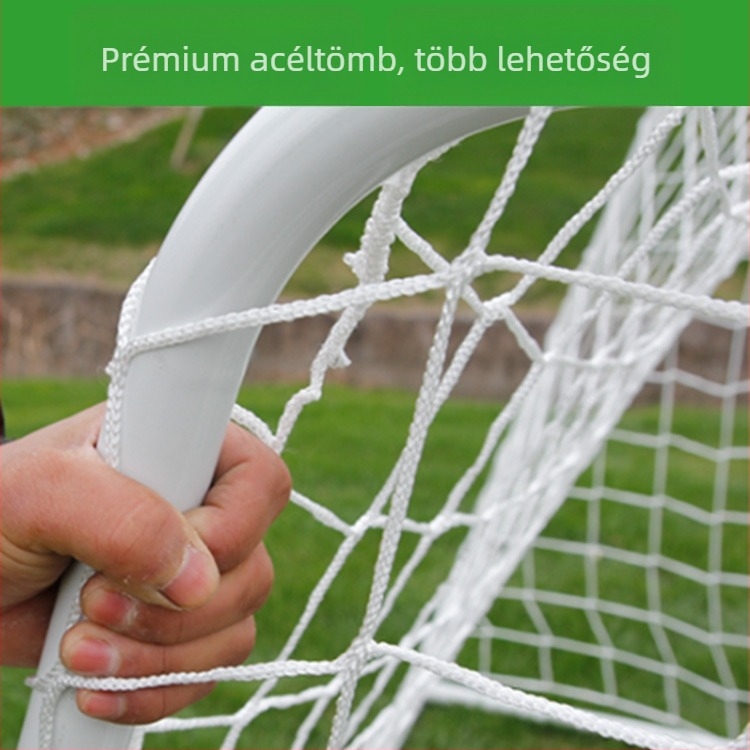 Kültéri futballkapu – Huaju, acélcső, Áthelyezhető és demontálható, Edzéssegédeszköz