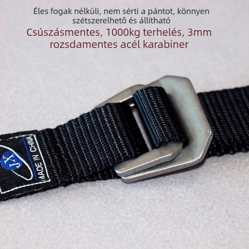 Emelőgyűrű rezin testtel, gyűrű magas szilárdságú kompozit műanyagból, magas szakítószilárdságú huzal függesztő, PP fogantyú — beltéri/kültéri használat, Típus D