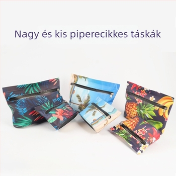 Kültéri vízálló multifunkcionális PVC 500D hálós cipzáros pénztárca digitális nyomtatás mintával