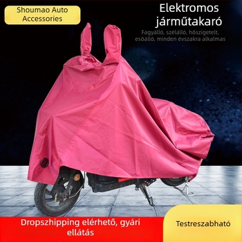 Elektromos jármű esővédő huzat, teljes lefedettség, vízálló, UV védelem, porálló