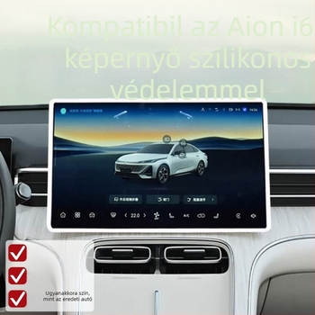 Aion i60 navigációs keret, szilikon középső konzolos védelem (Modell: Aion i60; Anyag: Szilikon; Része: Középső konzol)