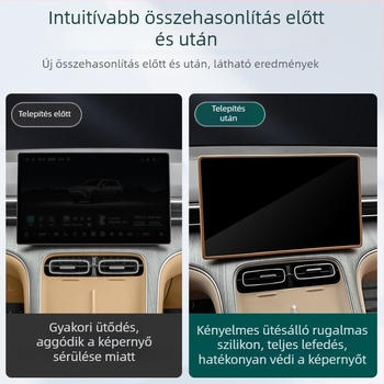 Aion i60 navigációs keret, szilikon középső konzolos védelem (Modell: Aion i60; Anyag: Szilikon; Része: Középső konzol)