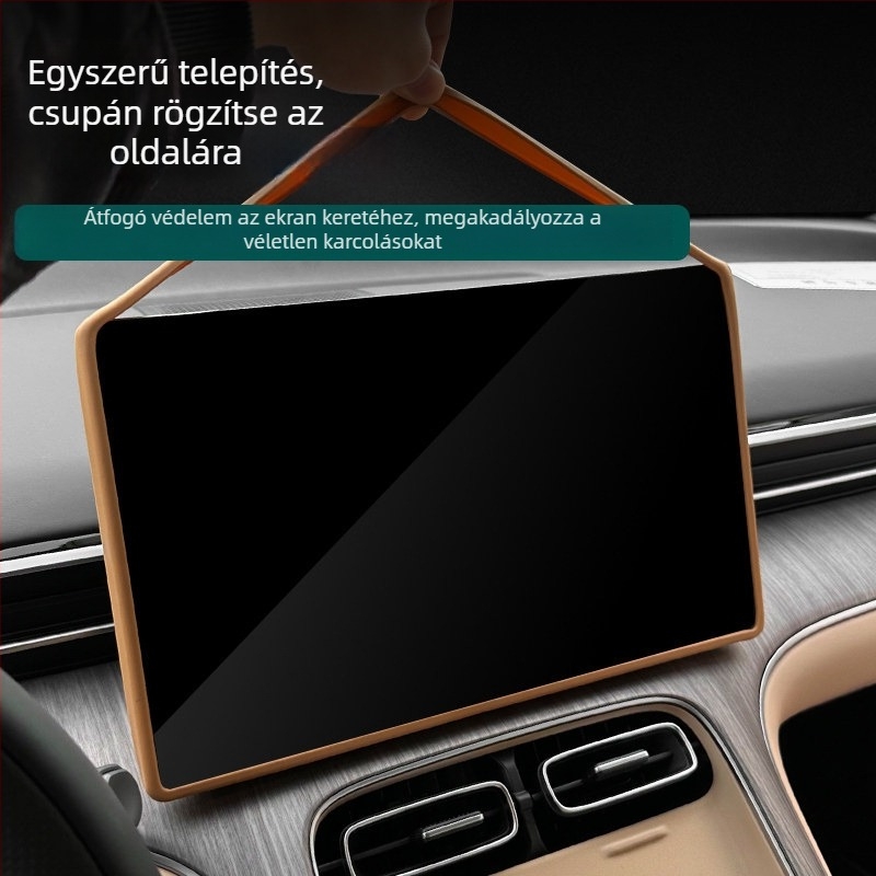 Aion i60 navigációs keret, szilikon középső konzolos védelem (Modell: Aion i60; Anyag: Szilikon; Része: Középső konzol)