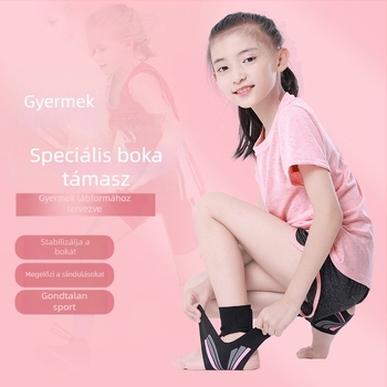 Gyerekeknek szóló boka protektor sprain elleni védelem - latex anyagú boka-támogatás görkorcsolyázáshoz, méret 25-35