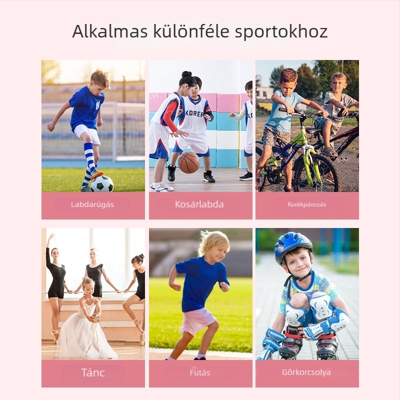 Gyerekeknek szóló boka protektor sprain elleni védelem - latex anyagú boka-támogatás görkorcsolyázáshoz, méret 25-35