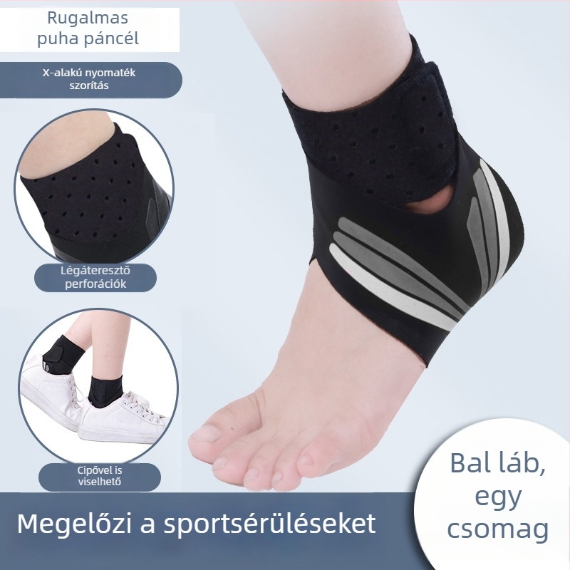 Gyerekeknek szóló boka protektor sprain elleni védelem - latex anyagú boka-támogatás görkorcsolyázáshoz, méret 25-35