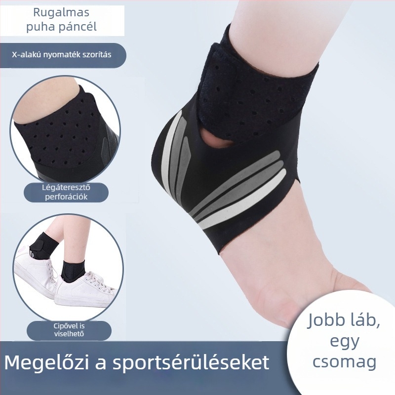 Gyerekeknek szóló boka protektor sprain elleni védelem - latex anyagú boka-támogatás görkorcsolyázáshoz, méret 25-35