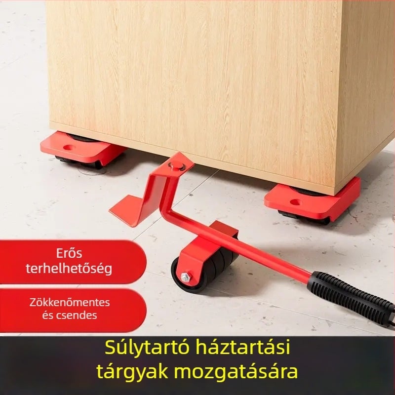 Bútorok és nehéz tárgyak mozgatására szolgáló eszköz univerzális kerekekkel, karbid anyag, 20 darabos csomag, megkönnyíti a mozgatást