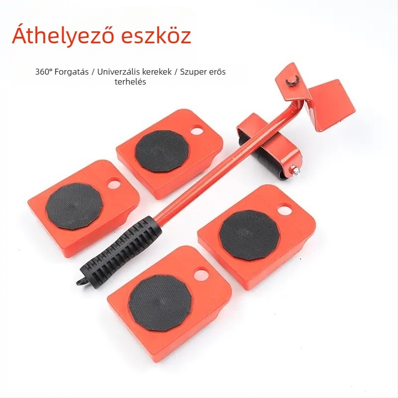 Bútorok és nehéz tárgyak mozgatására szolgáló eszköz univerzális kerekekkel, karbid anyag, 20 darabos csomag, megkönnyíti a mozgatást