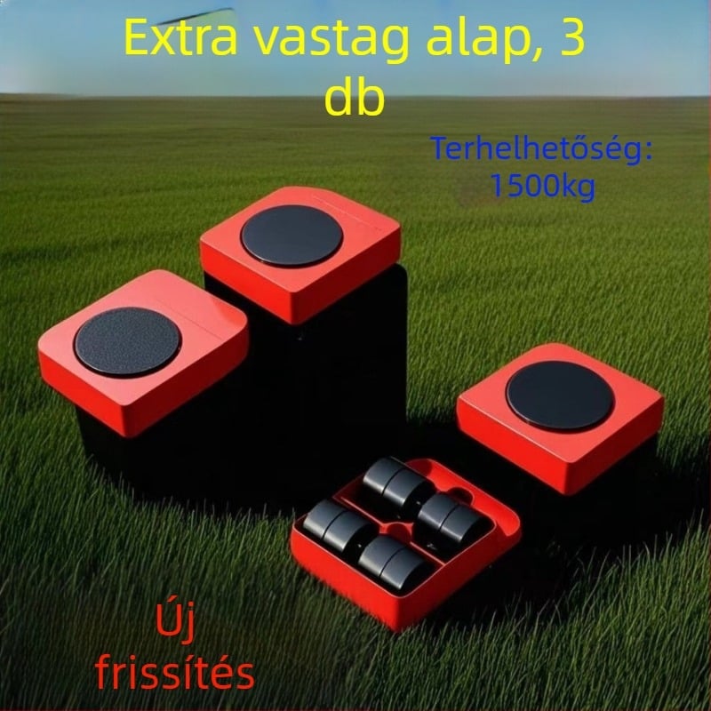 Bútorok és nehéz tárgyak mozgatására szolgáló eszköz univerzális kerekekkel, karbid anyag, 20 darabos csomag, megkönnyíti a mozgatást