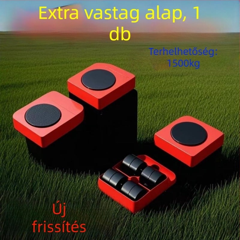 Bútorok és nehéz tárgyak mozgatására szolgáló eszköz univerzális kerekekkel, karbid anyag, 20 darabos csomag, megkönnyíti a mozgatást