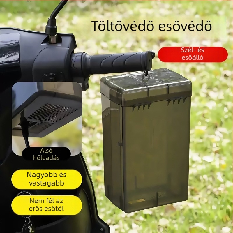 Elektromos jármű töltő esővédő doboz — vízálló és porálló, kültéri töltéshez, csatlakozó tárolóval