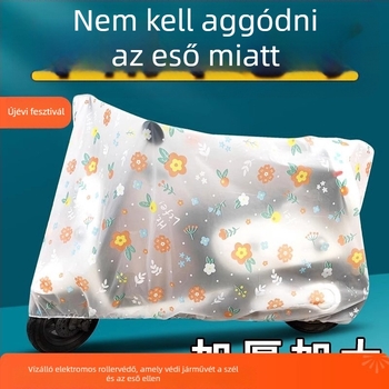 Elektromos jármű burkolat - Eső és napvédelem, vízálló, egyszerű stílus