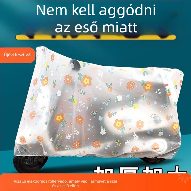 Elektromos jármű burkolat - Eső és napvédelem, vízálló, egyszerű stílus