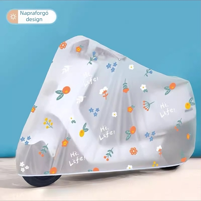 Elektromos jármű burkolat - Eső és napvédelem, vízálló, egyszerű stílus