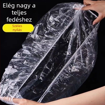 Az elektromos járművekhez univerzális egyszer használatos ülésvédő – átlátszó műanyag ülésvédő, vízálló és porálló, egyszerű stílus