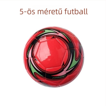 PU futball-labda, gépi varrással, vastagított konstrukció, edzésre és versenyre, logó testreszabás kampusz csapatok számára