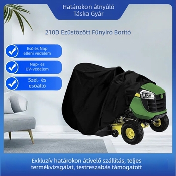 210D Oxford anyagú fűnyíró védőhuzat, esőálló és UV-álló, testreszabható, modern minimalista stílus