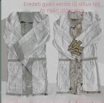 Kamufláz edzőruha felnőtteknek – pamutkeverék anyag, kopásálló, kamufláz mintázat, egész éves viselet