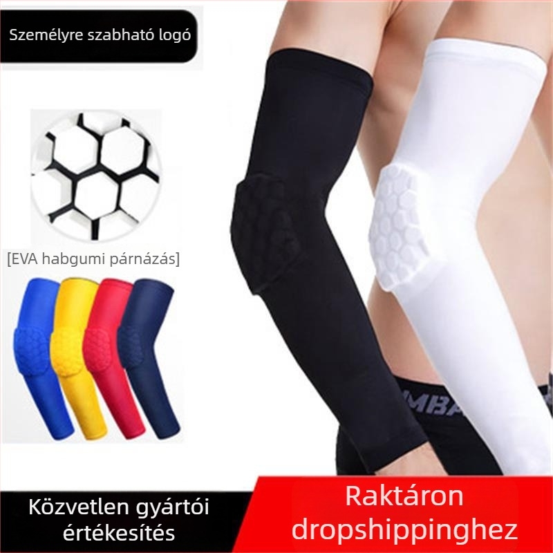 Pro alkarvédő – Lélegző méhsejt mintázatú védelem, poliészter rost, felnőtteknek, kosárlabda