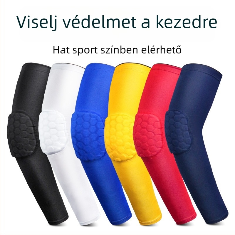 Pro alkarvédő – Lélegző méhsejt mintázatú védelem, poliészter rost, felnőtteknek, kosárlabda