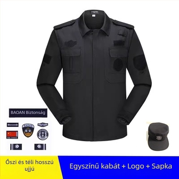 Biztonsági munkaruha felnőtt férfiak számára — korduroy anyag, fő anyag flax, tűzálló, téli szezon, közigazgatási/bírósági egyenruha