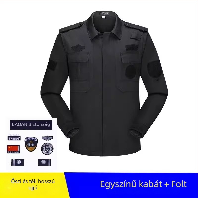 Biztonsági munkaruha felnőtt férfiak számára — korduroy anyag, fő anyag flax, tűzálló, téli szezon, közigazgatási/bírósági egyenruha