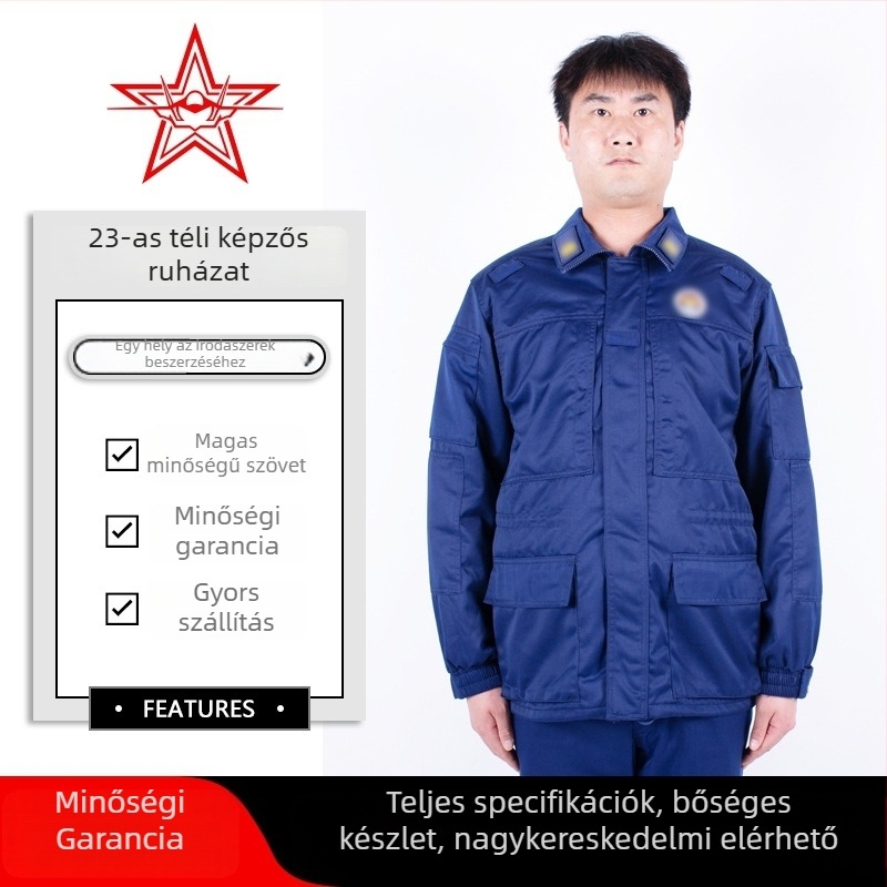 Jihua 23 Edzői egyenruha – poliészter-pamut keverék, légáteresztő, kopásálló, uniszex, egész éves használatra, Modell 19