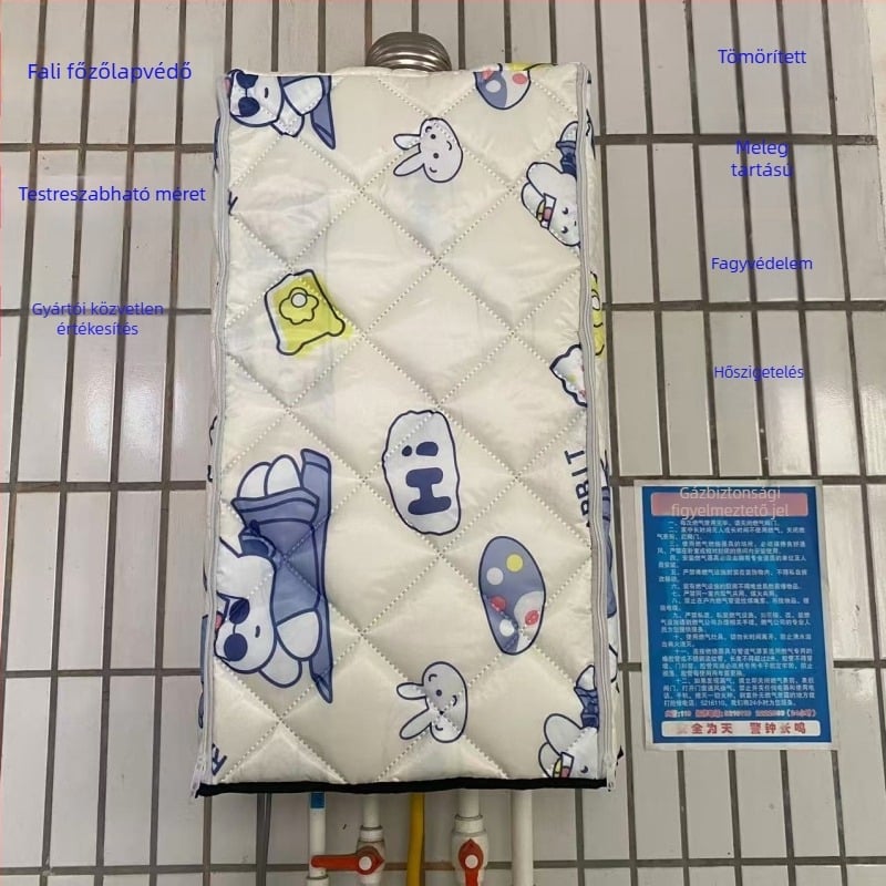 Fali gázkazán védőhuzat, poliészter, fagyálló, vízálló, UV-álló