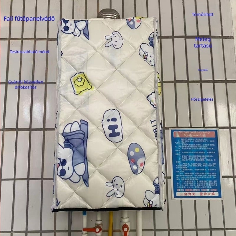 Fali gázkazán védőhuzat, poliészter, fagyálló, vízálló, UV-álló