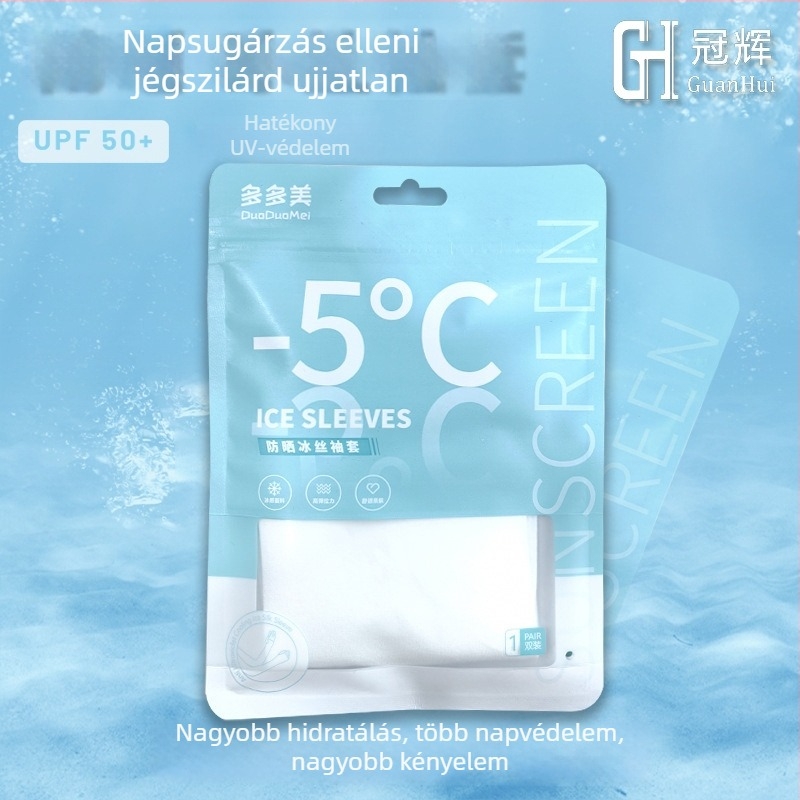 Guanhui – Eredeti dizájn Ice Silk napsugárvédő karvédők kültéri sportokhoz, tavasz 2024, nylon 31-50%-os tartalom, származás: Jinhua
