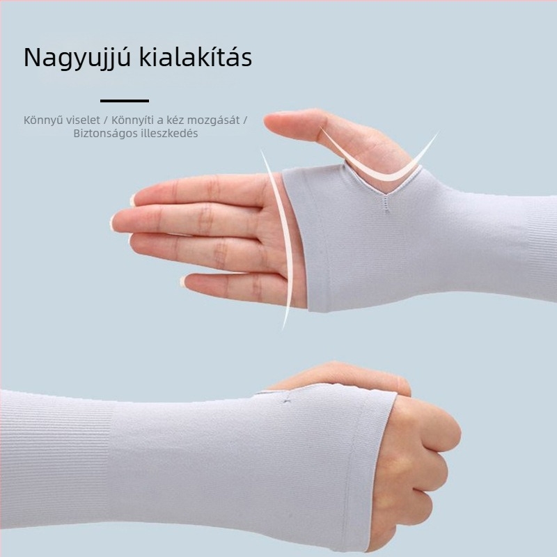 Guanhui – Eredeti dizájn Ice Silk napsugárvédő karvédők kültéri sportokhoz, tavasz 2024, nylon 31-50%-os tartalom, származás: Jinhua