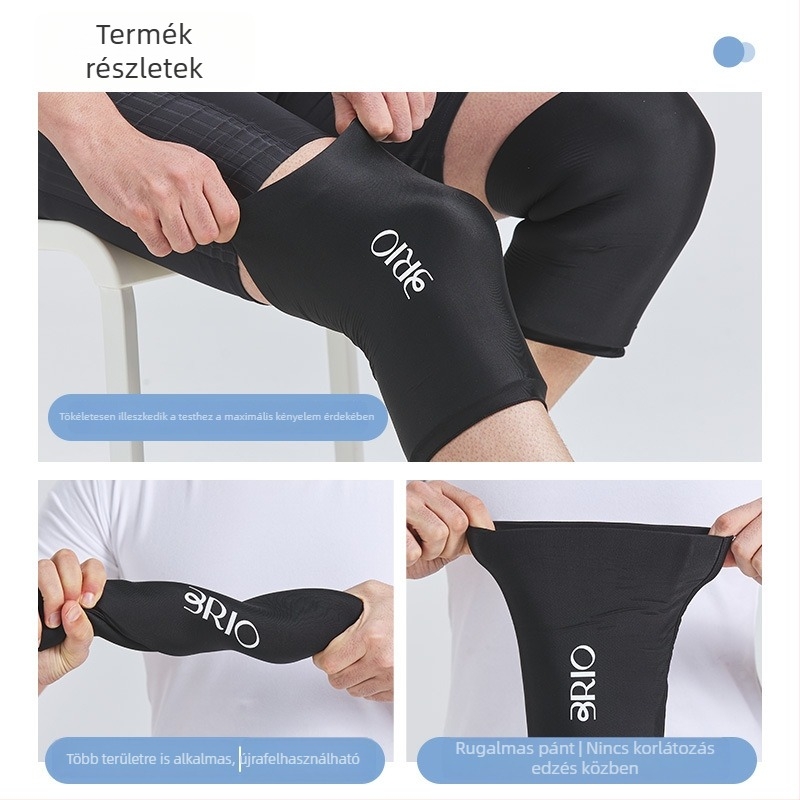 Nyári ice-silk kar- és könyökvédő, csúszásmentes felülettel, gel anyagú, kettős használat meleg/hideg