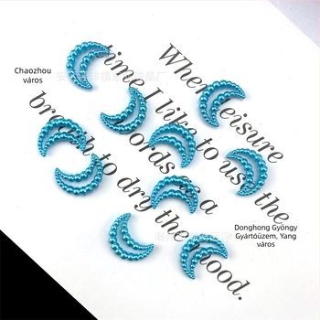 Szabad gyöngyök - Anyag: műanyag/gyanta; Olajos felületkezelés; Koreai stílus; 2021 nyár