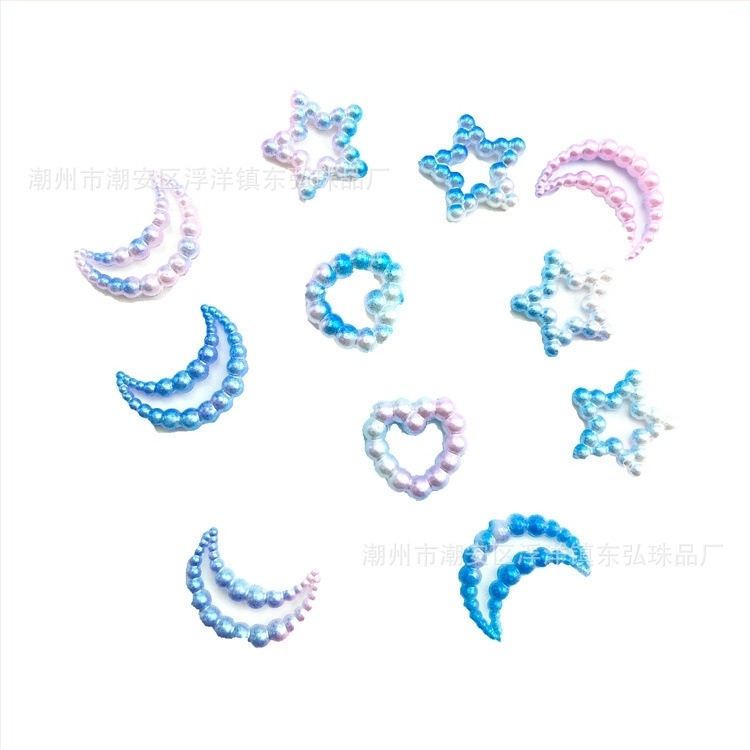 Szabad gyöngyök - Anyag: műanyag/gyanta; Olajos felületkezelés; Koreai stílus; 2021 nyár