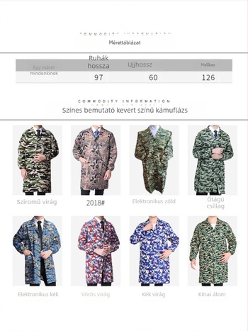 Férfi munkakabát, lélegző anyag, poliészter rost, vegyi rost keverék, téli viselet